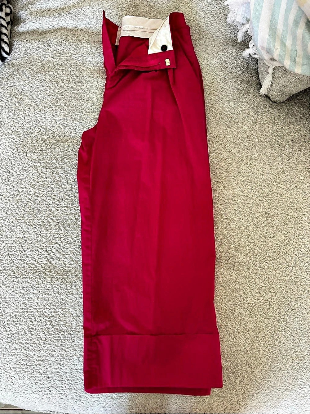 Zara Straight Leg Pants in Pink Size Medium (8)